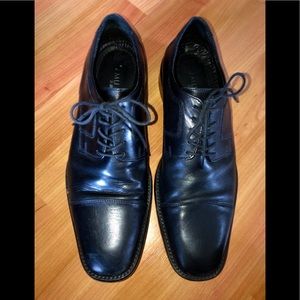 Johnston &Murphy Black Oxfords Lace Up Dress Shoes